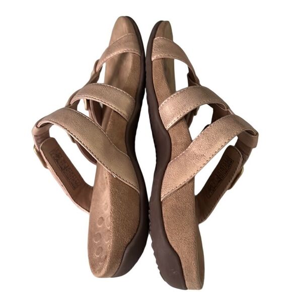 Vionic Misa Rose Gold Triple Adjustable Slip On Sandals Size 7 - Picture 4 of 11